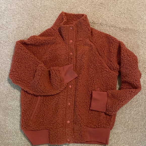 Zella Jackets & Blazers - Zella high neck teddy fleece